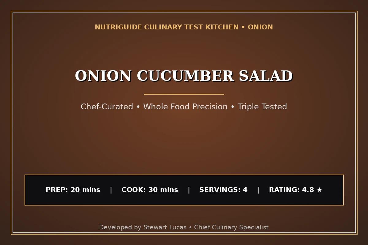 Onion Cucumber Salad
