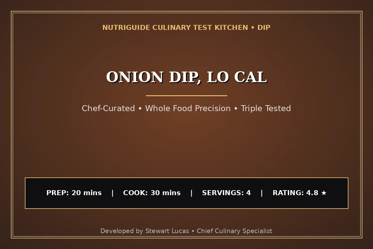 Onion Dip, Lo Cal