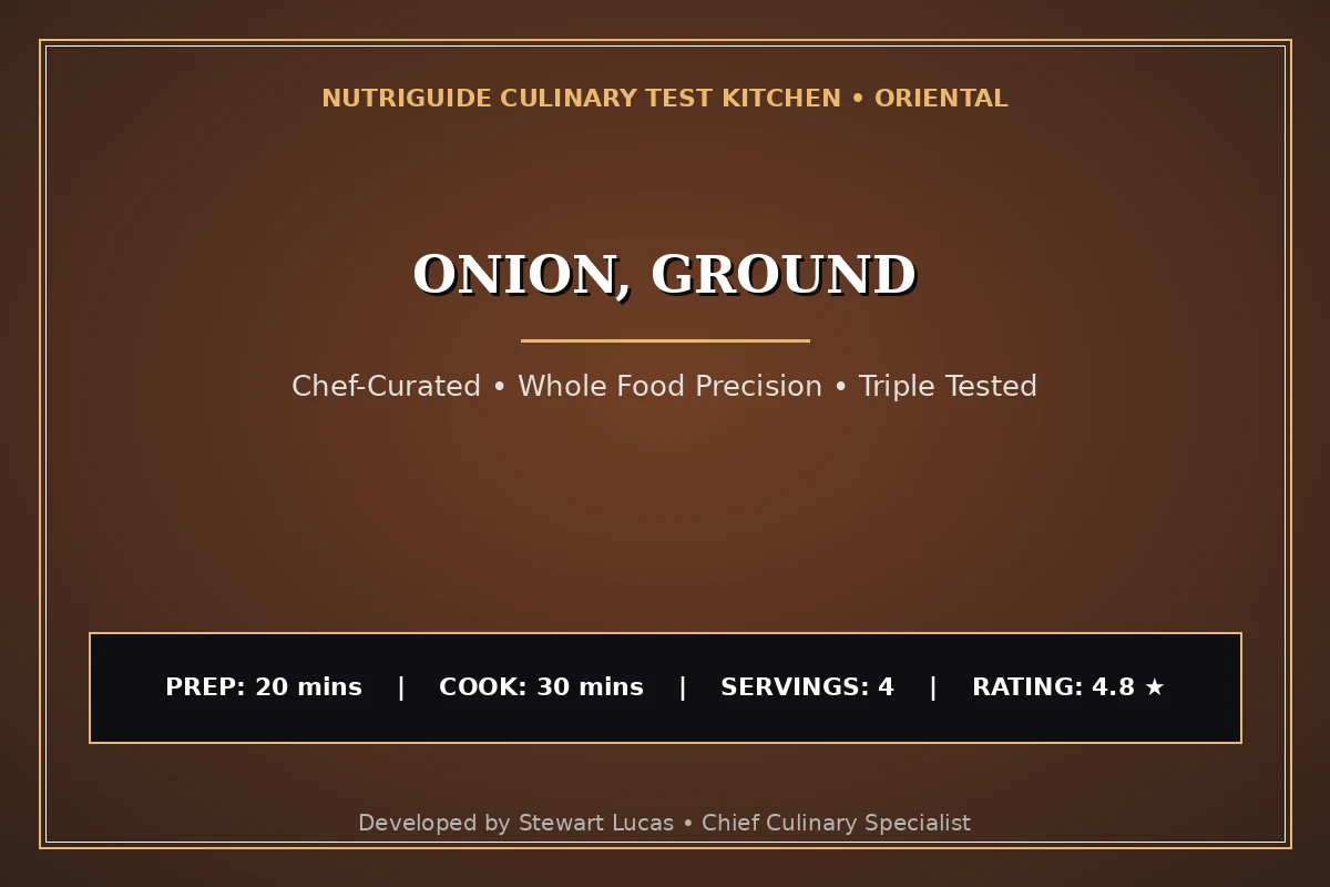Onion, Ground