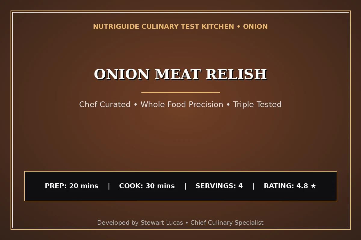 Onion Meat Relish