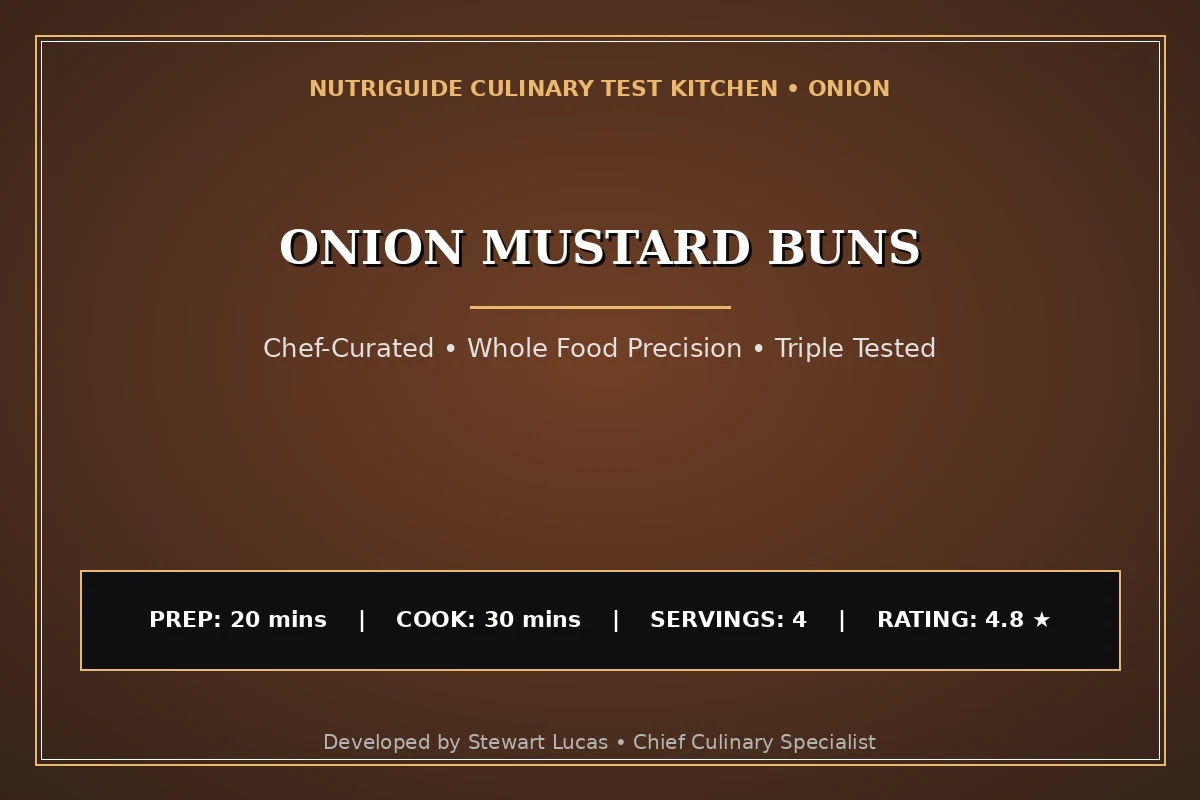 Onion Mustard Buns