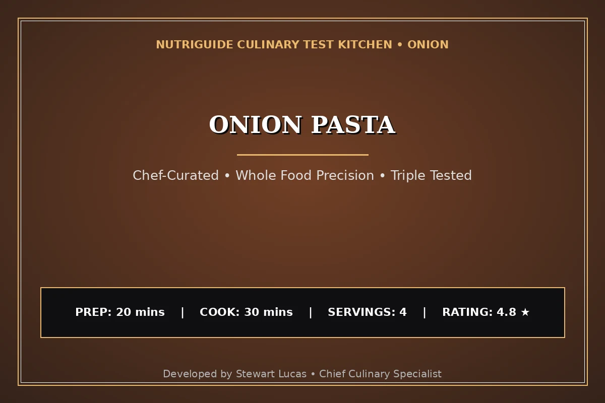 Onion Pasta