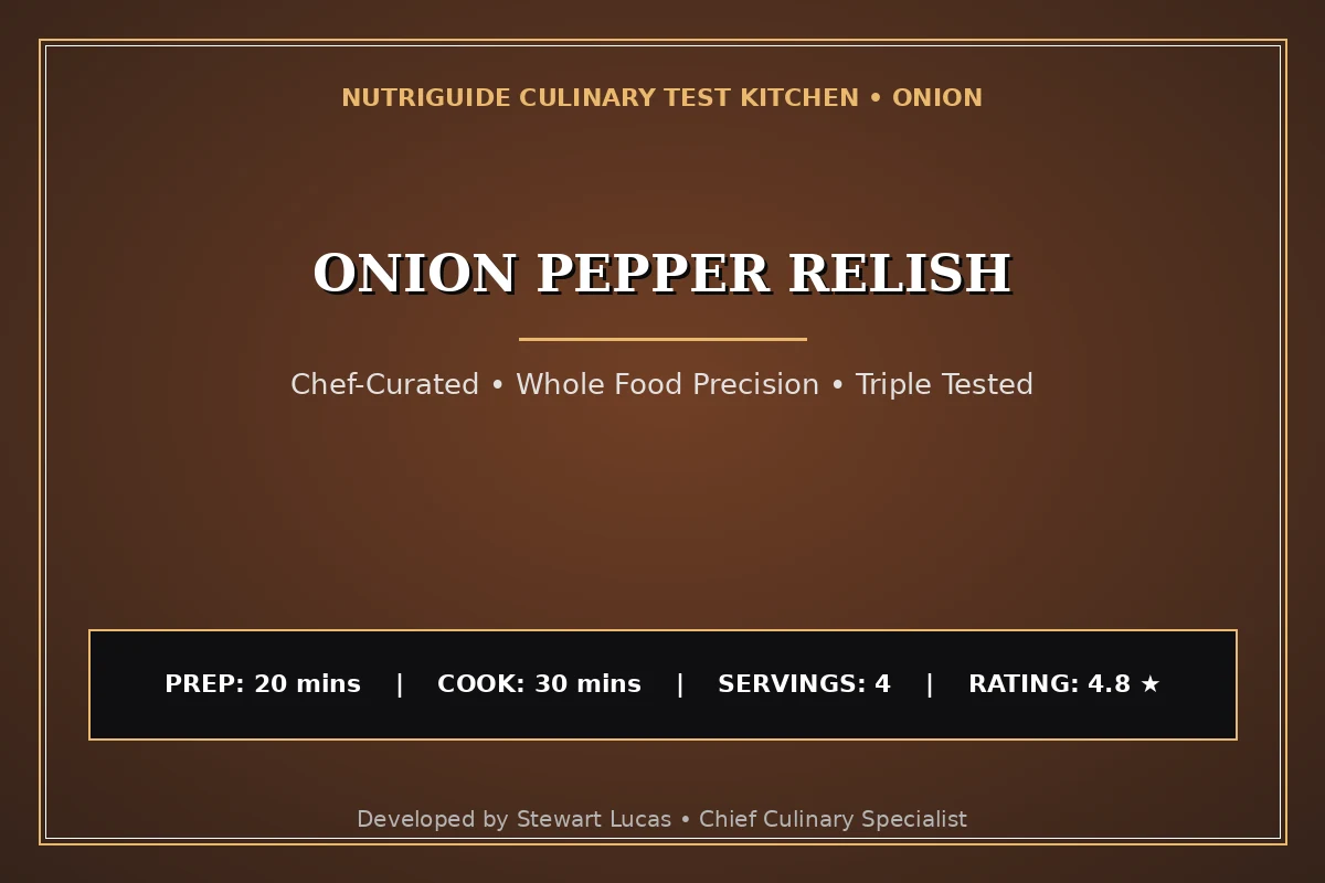 Onion Pepper Relish