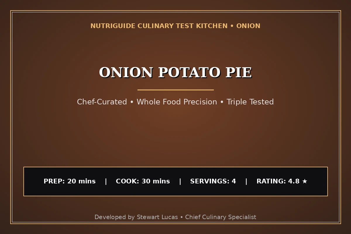 Onion Potato Pie