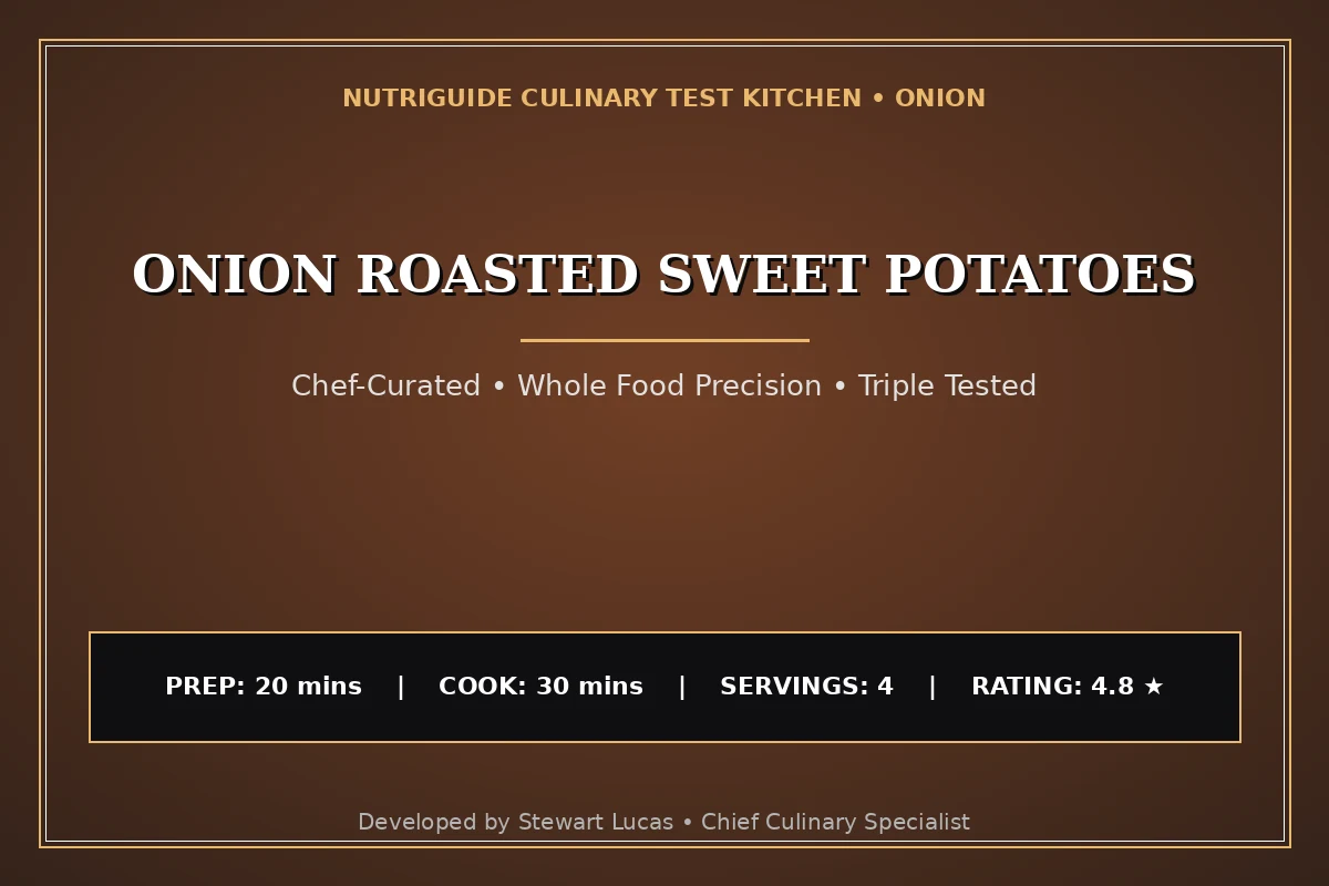 Onion Roasted Sweet Potatoes