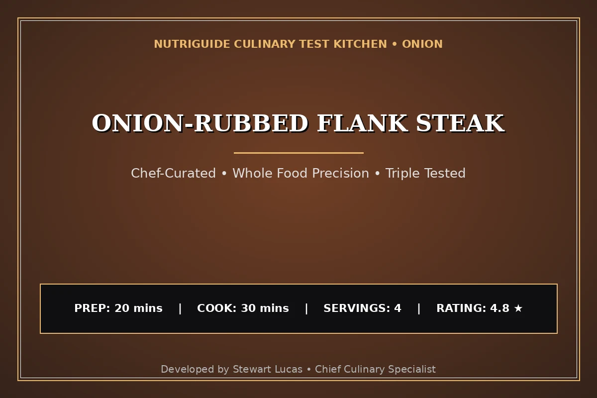 Onion-Rubbed Flank Steak