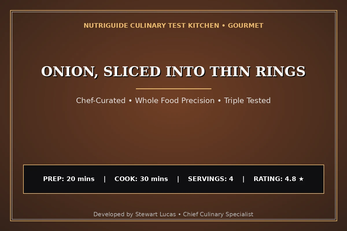 Onion, Sliced Into Thin Rings