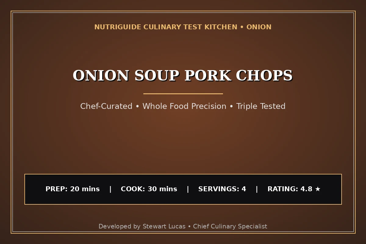 Onion Soup Pork Chops