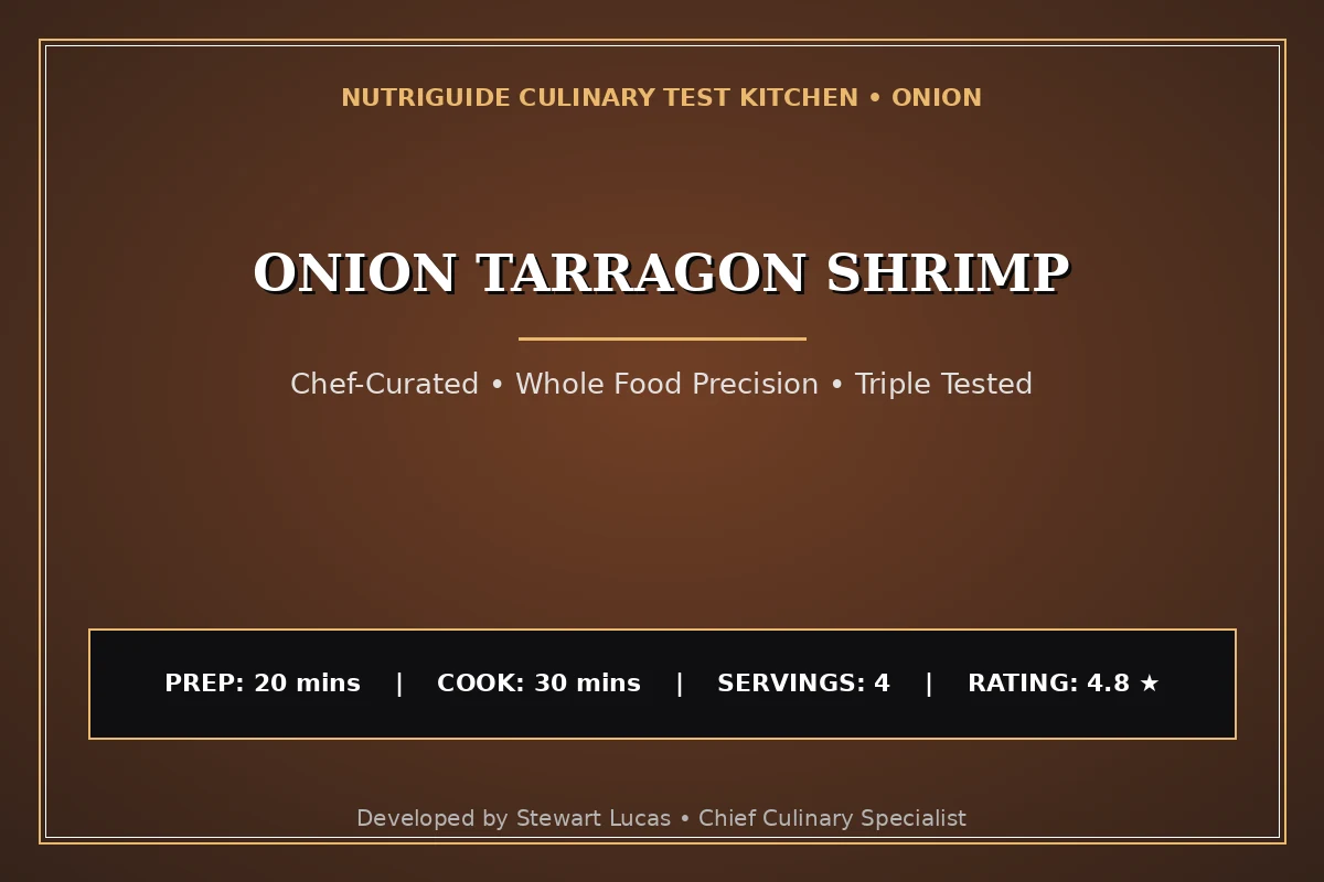 Onion Tarragon Shrimp