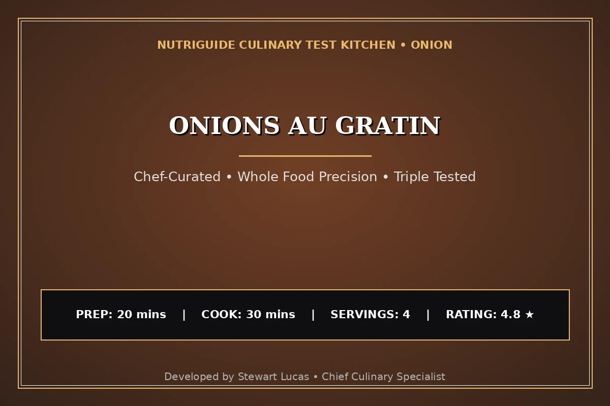 Onions Au Gratin