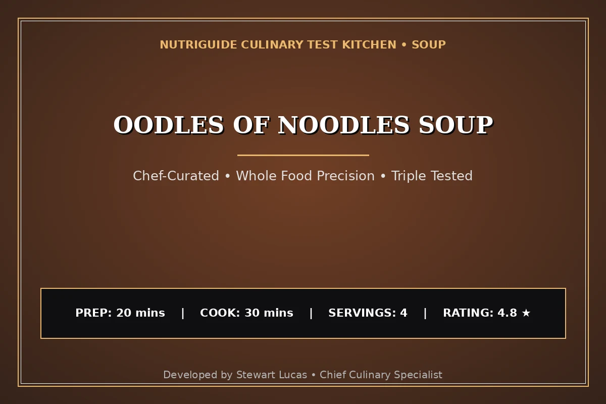 Oodles Of Noodles Soup
