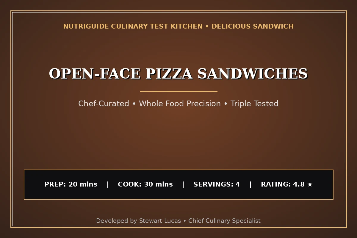 Open-Face Pizza Sandwiches
