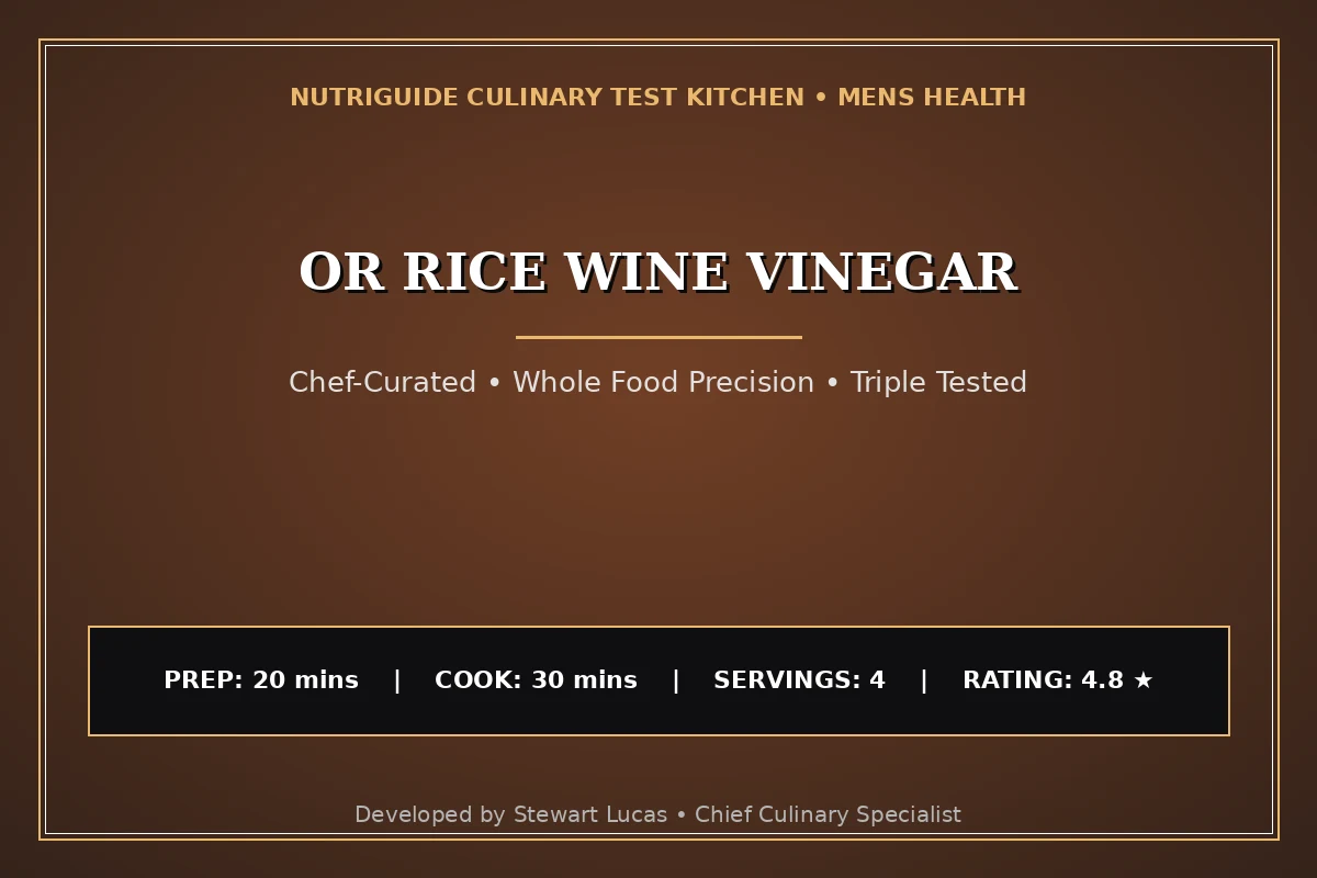 Or Rice Wine Vinegar