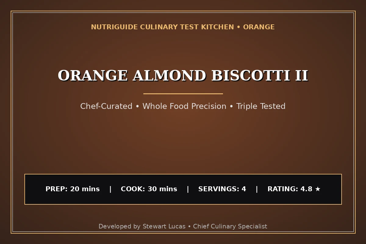 Orange Almond Biscotti Ii