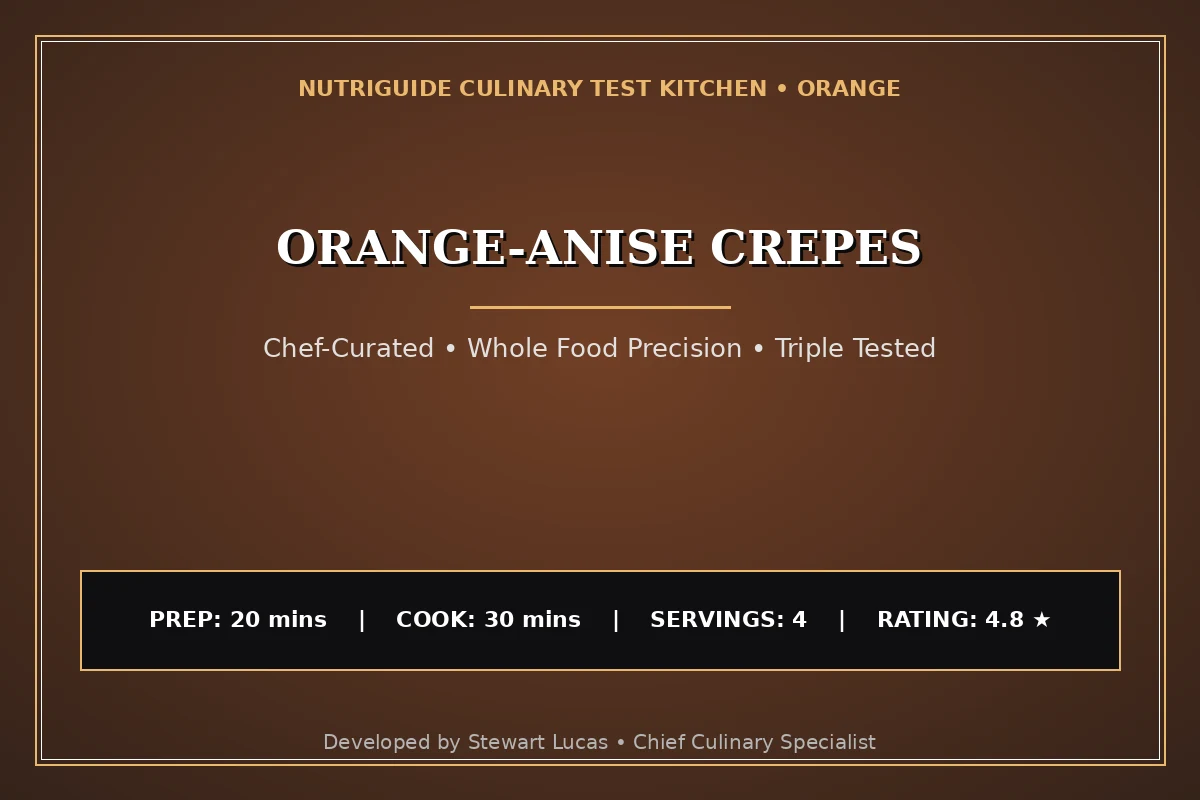 Orange-Anise Crepes