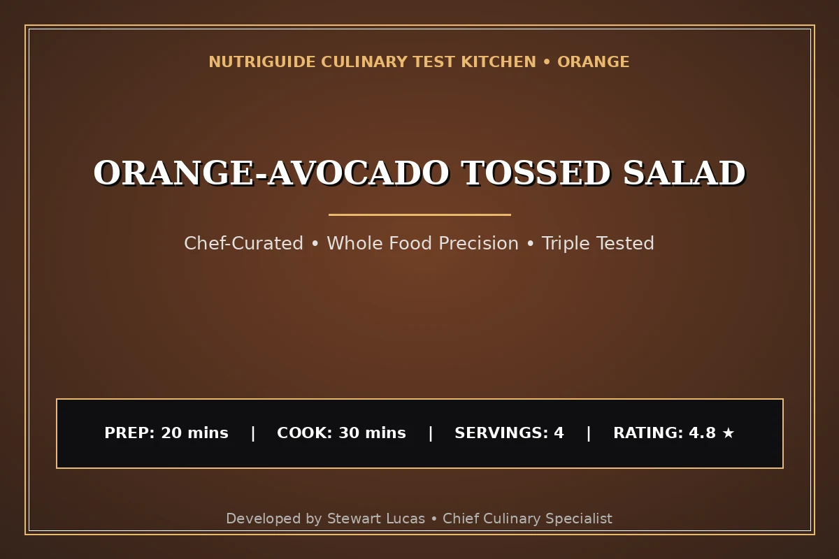 Orange-Avocado Tossed Salad
