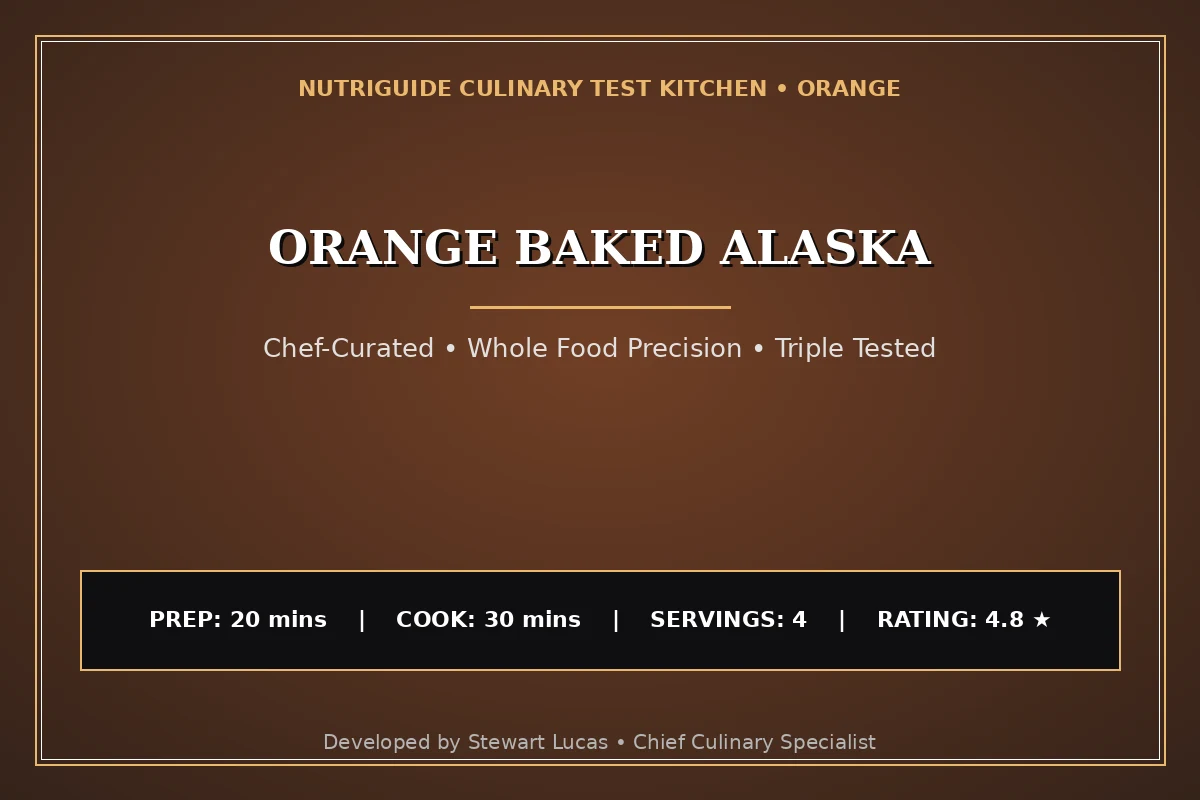 Orange Baked Alaska