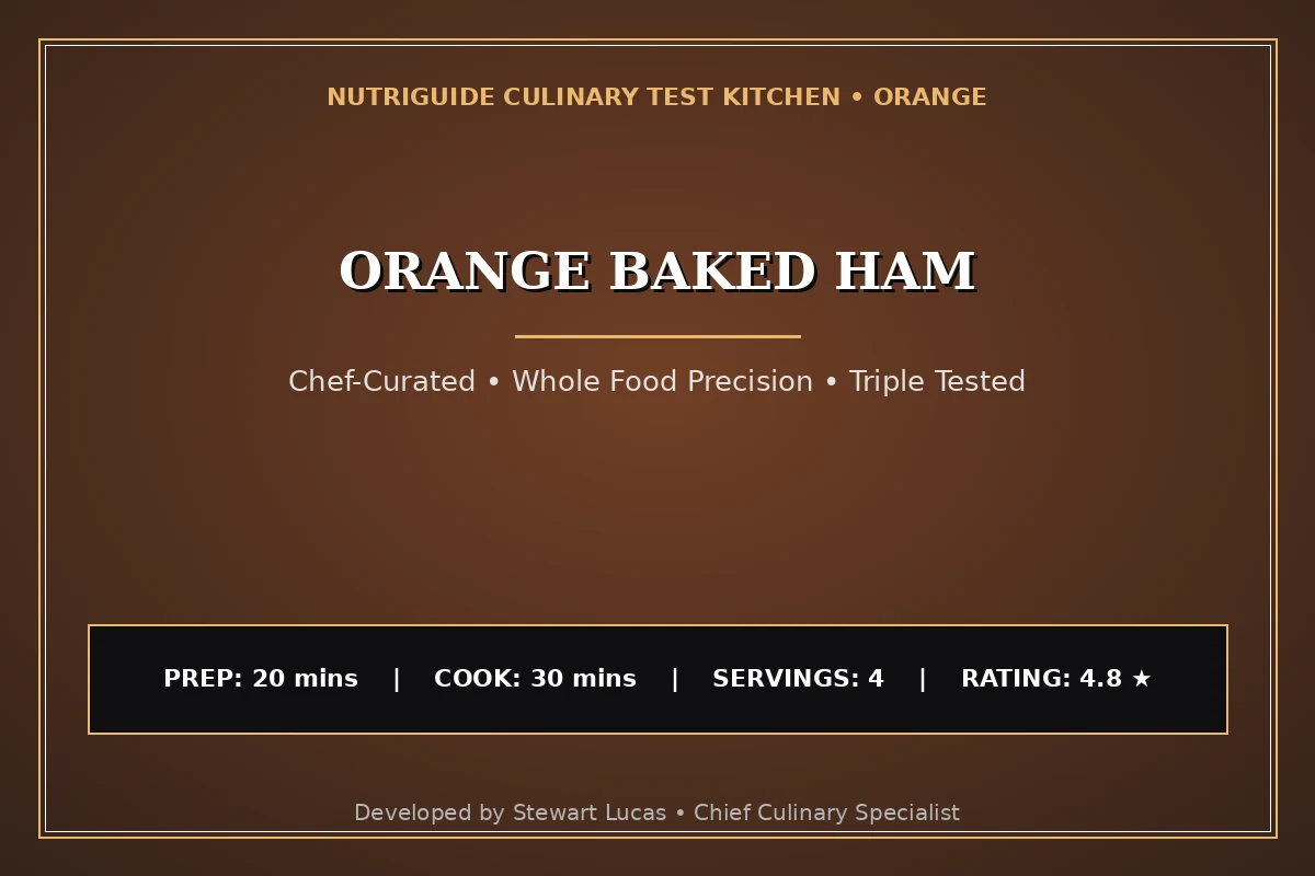 Orange Baked Ham