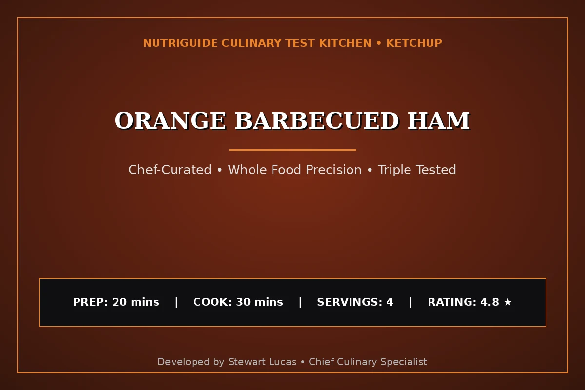 Orange Barbecued Ham
