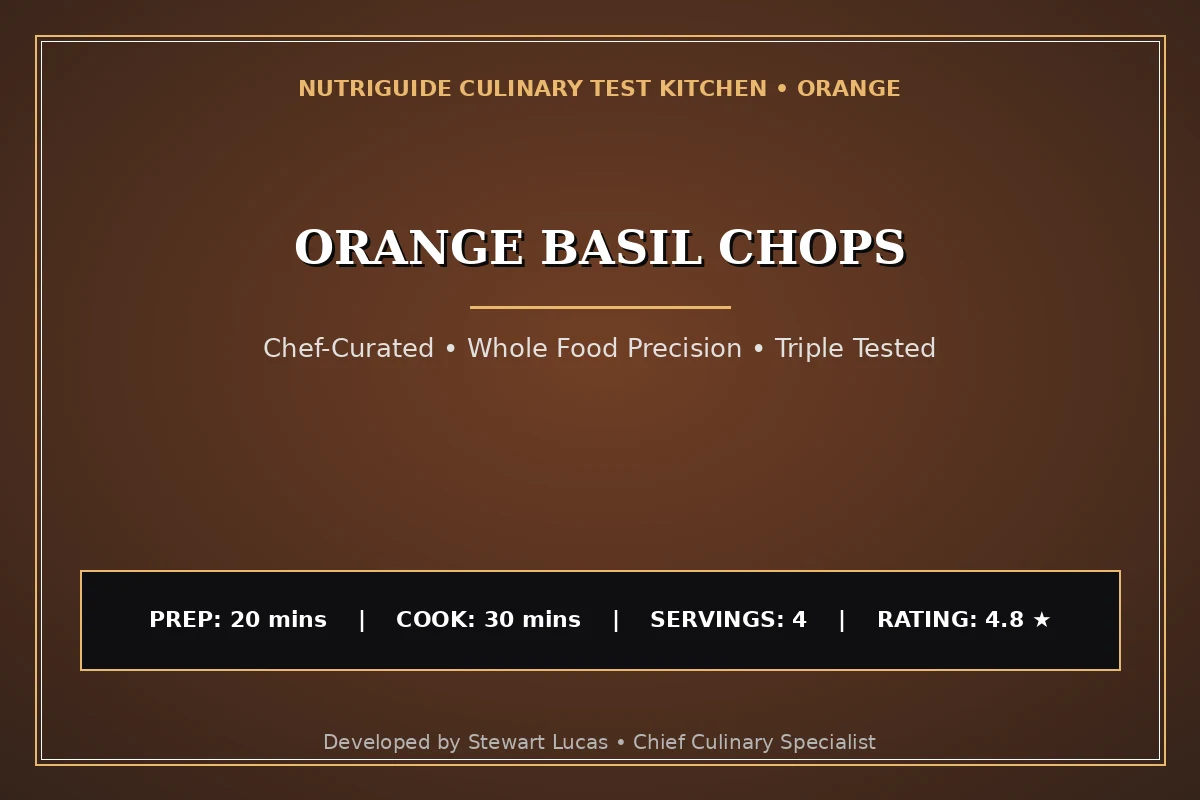 Orange Basil Chops
