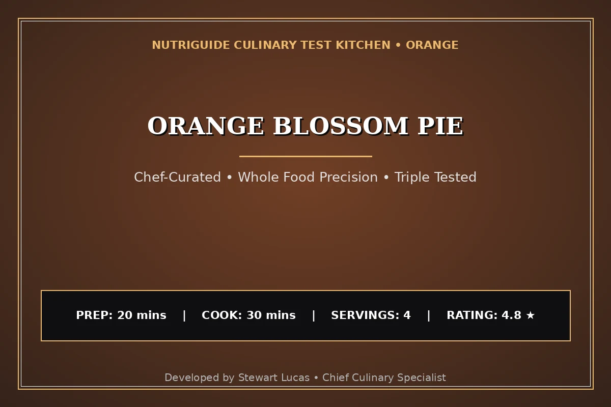 Orange Blossom Pie