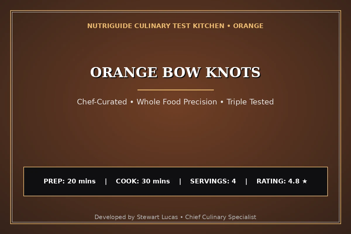 Orange Bow Knots