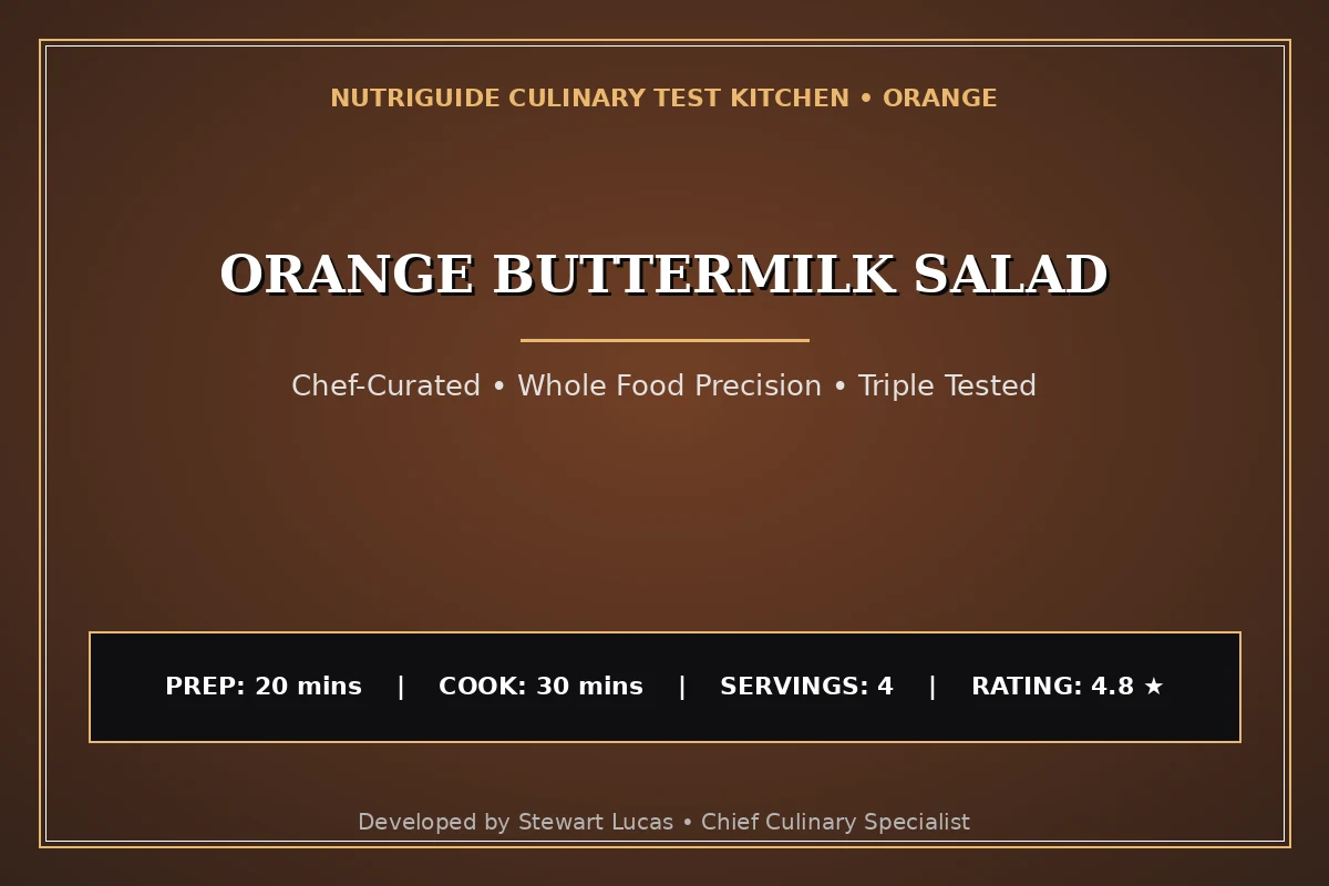 Orange Buttermilk Salad