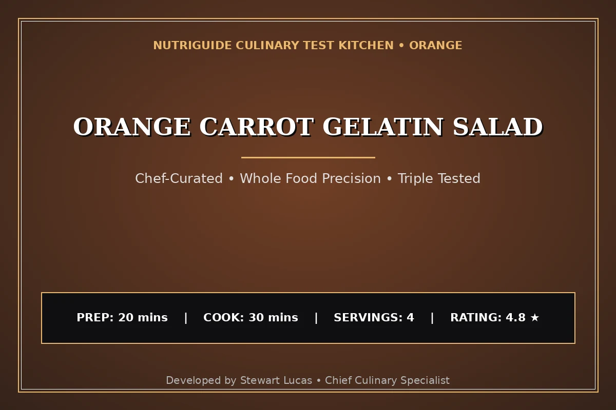 Orange Carrot Gelatin Salad
