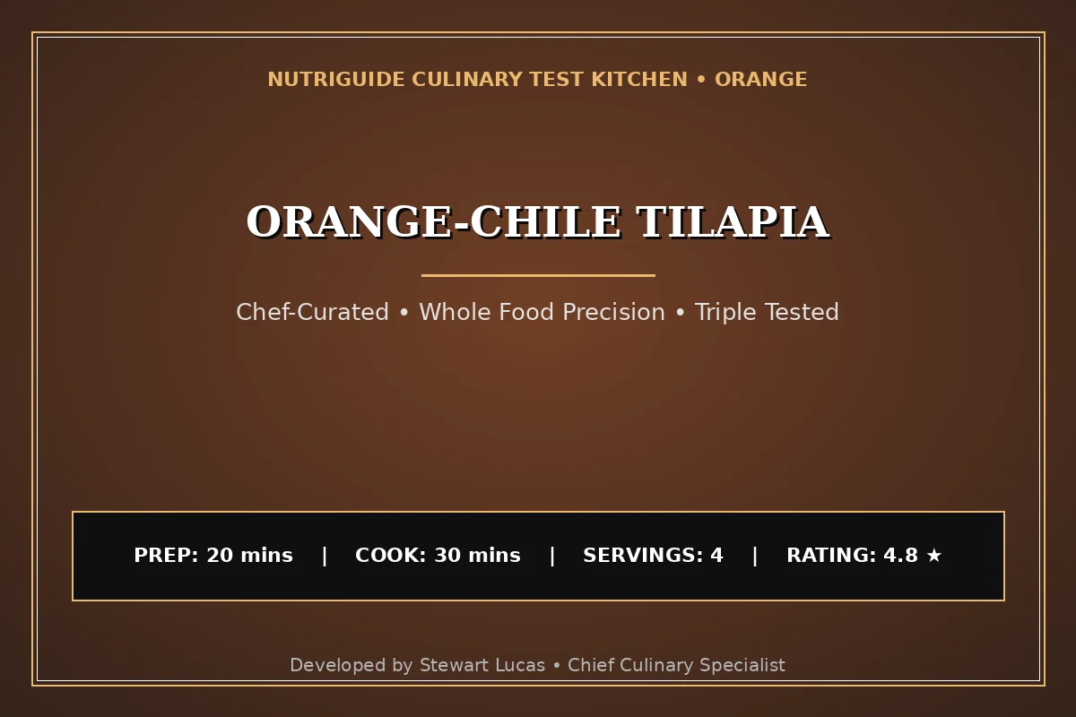 Orange-Chile Tilapia