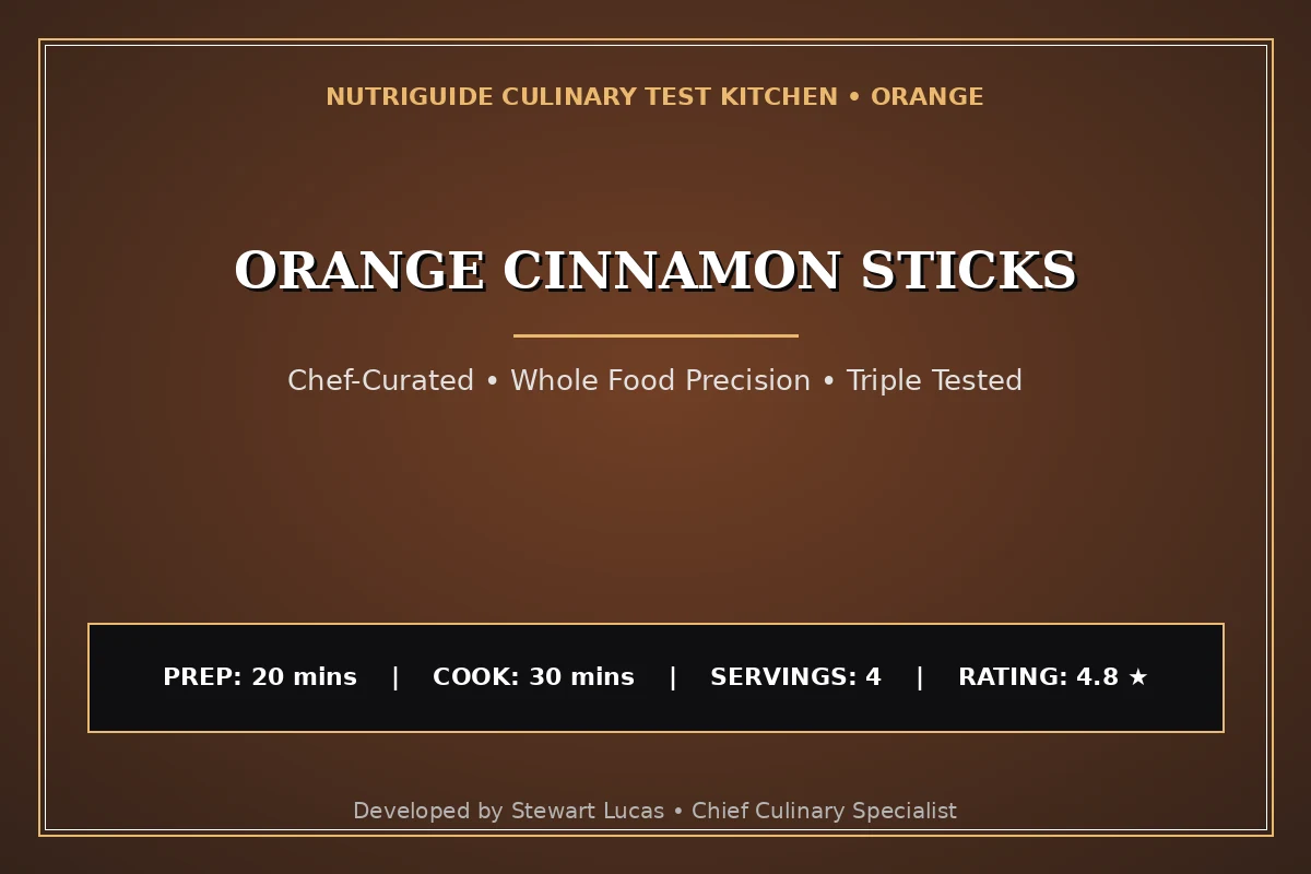 Orange Cinnamon Sticks