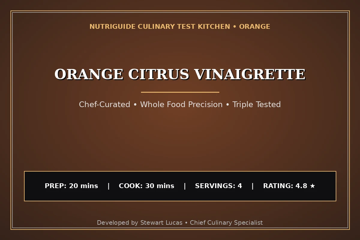 Orange Citrus Vinaigrette
