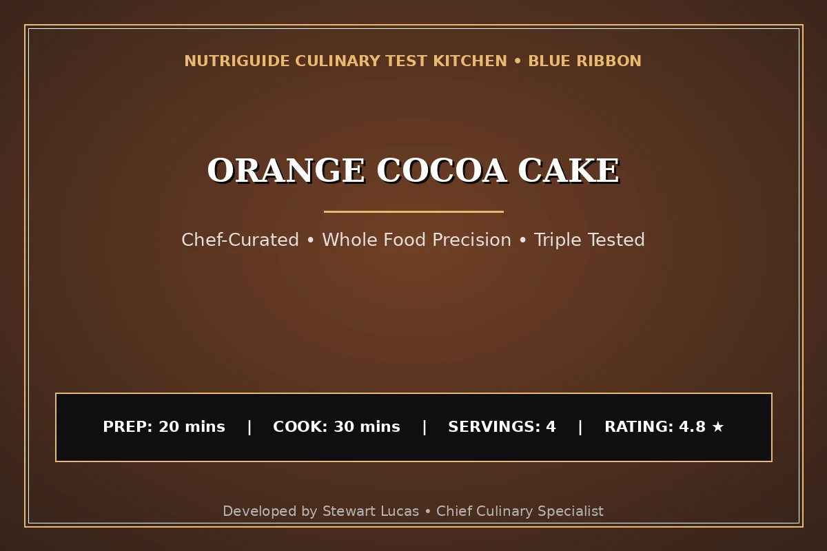 Orange Cocoa Cake