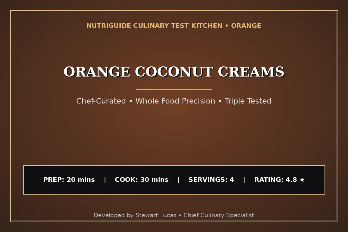 Orange Coconut Creams