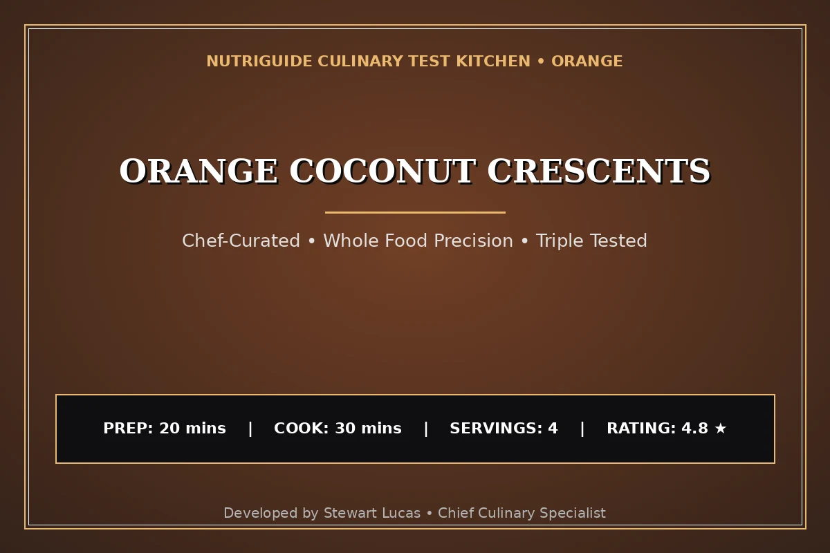 Orange Coconut Crescents