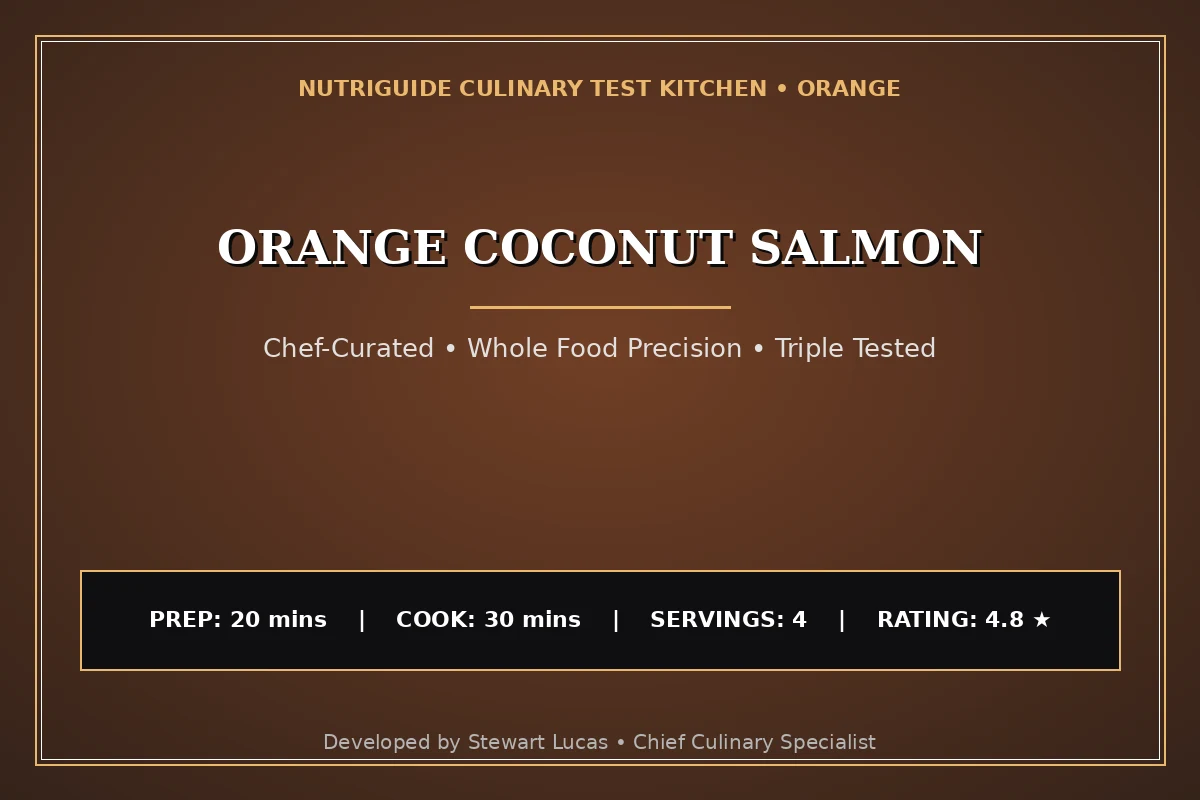 Orange Coconut Salmon