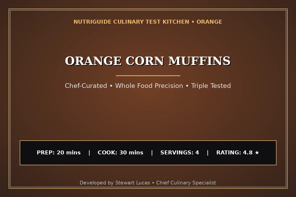 Orange Corn Muffins