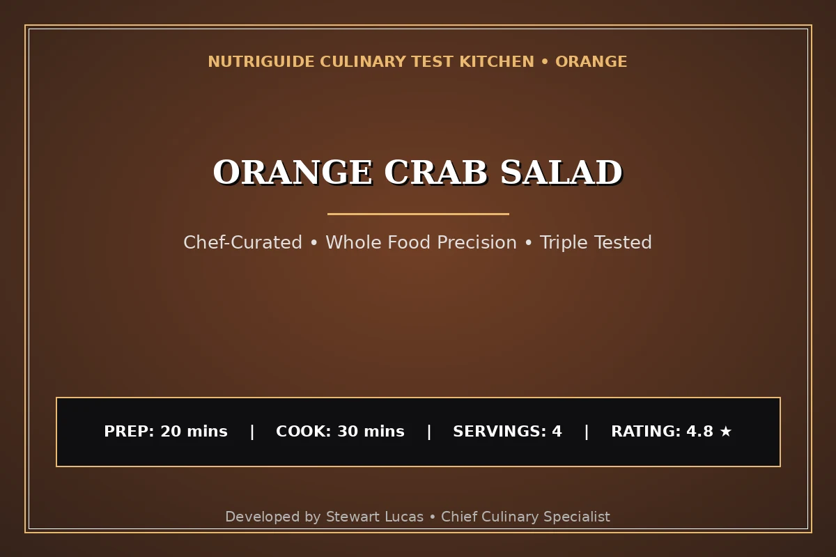 Orange Crab Salad