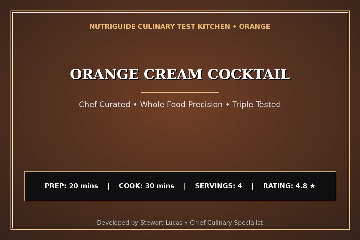 Orange Cream Cocktail