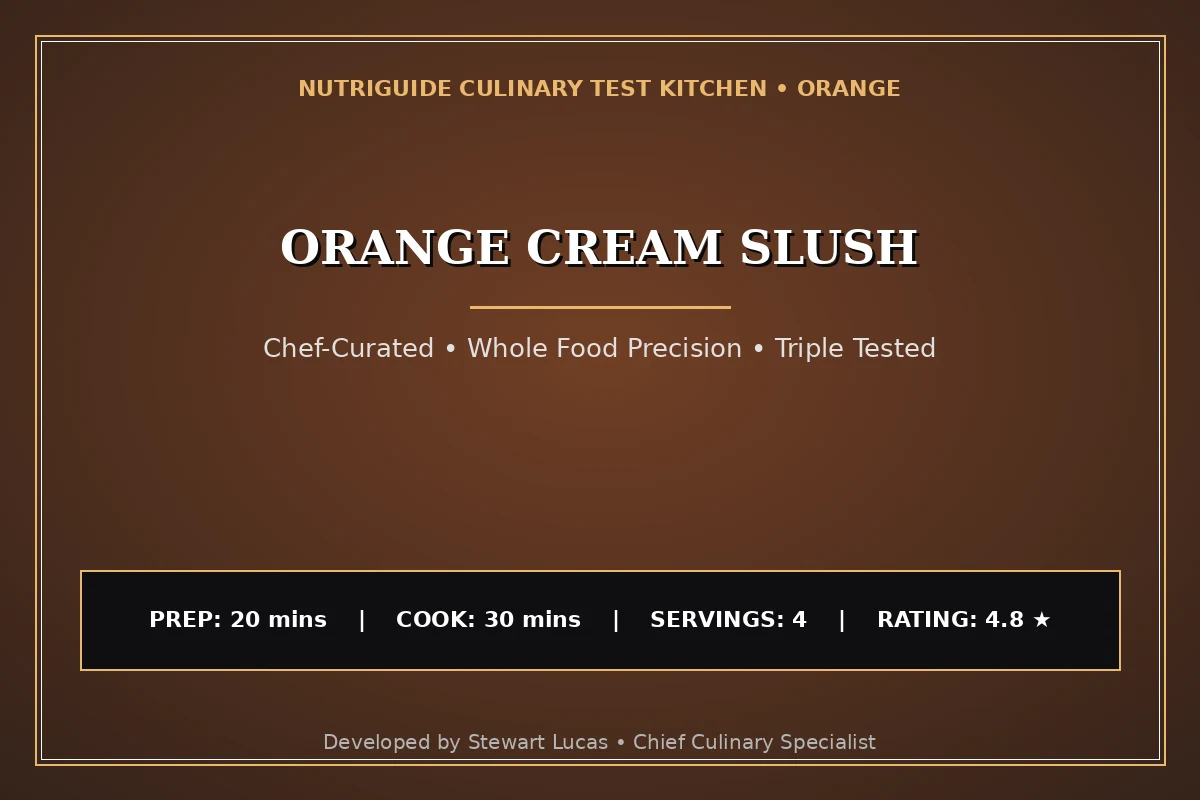 Orange Cream Slush
