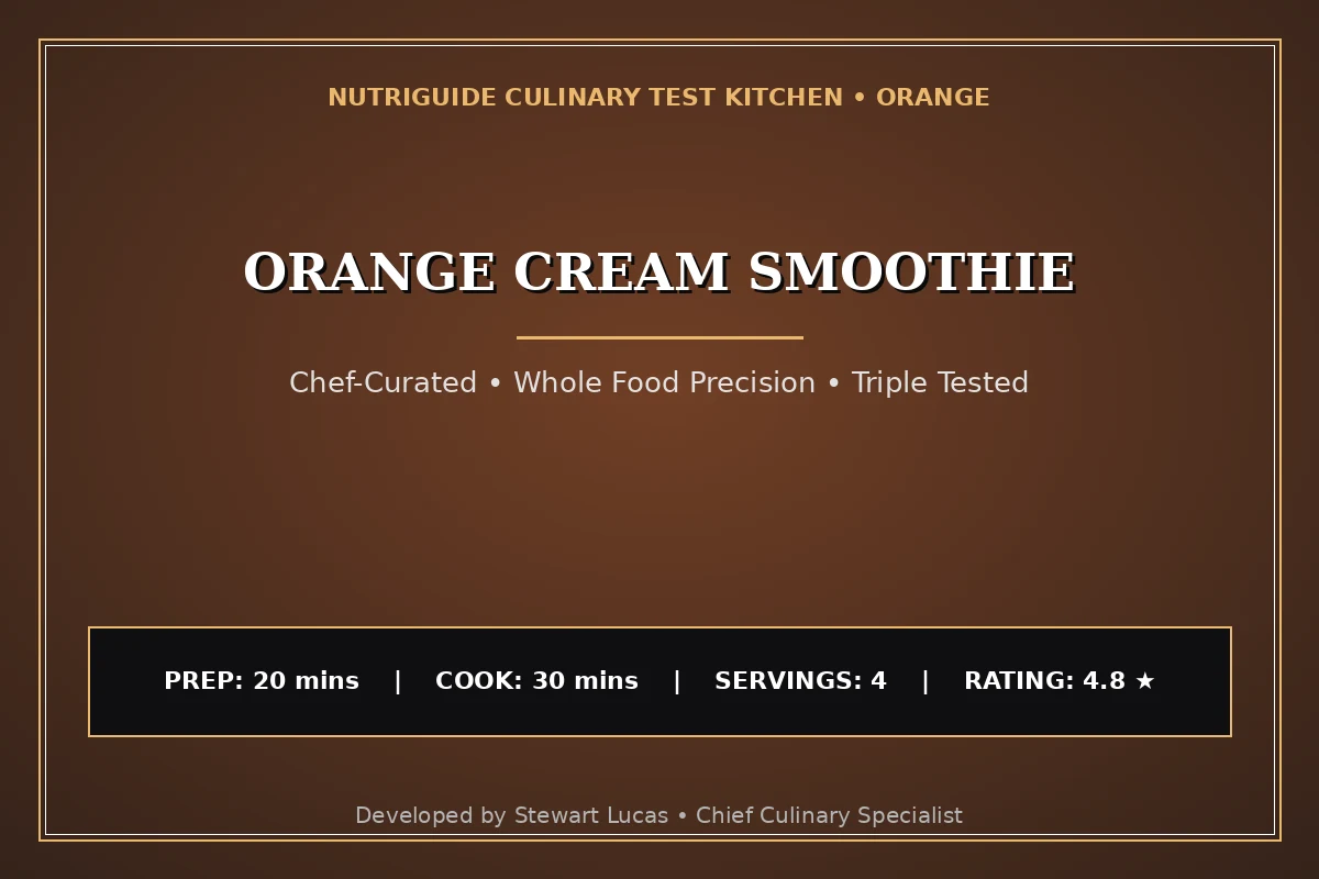Orange Cream Smoothie