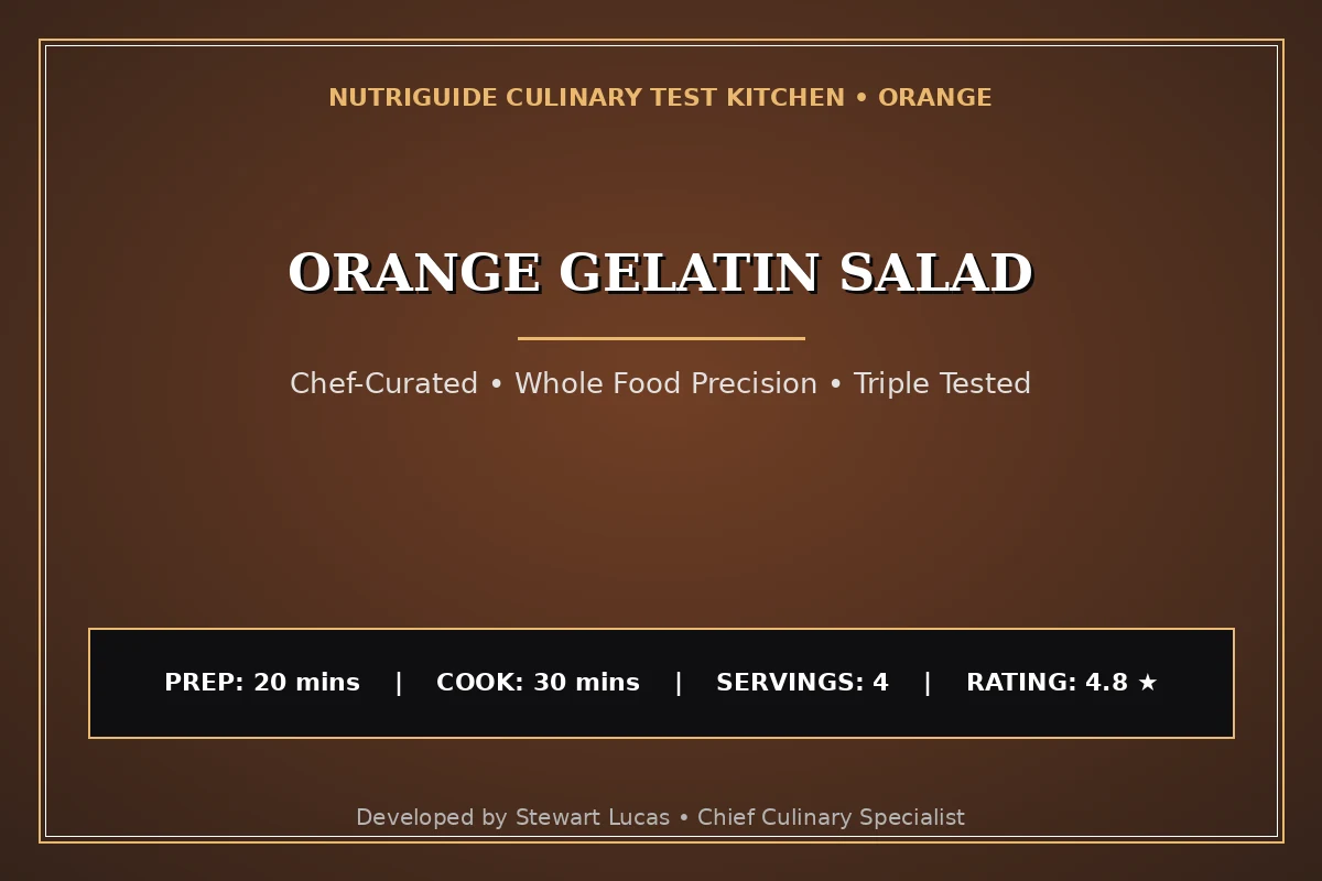 Orange Gelatin Salad