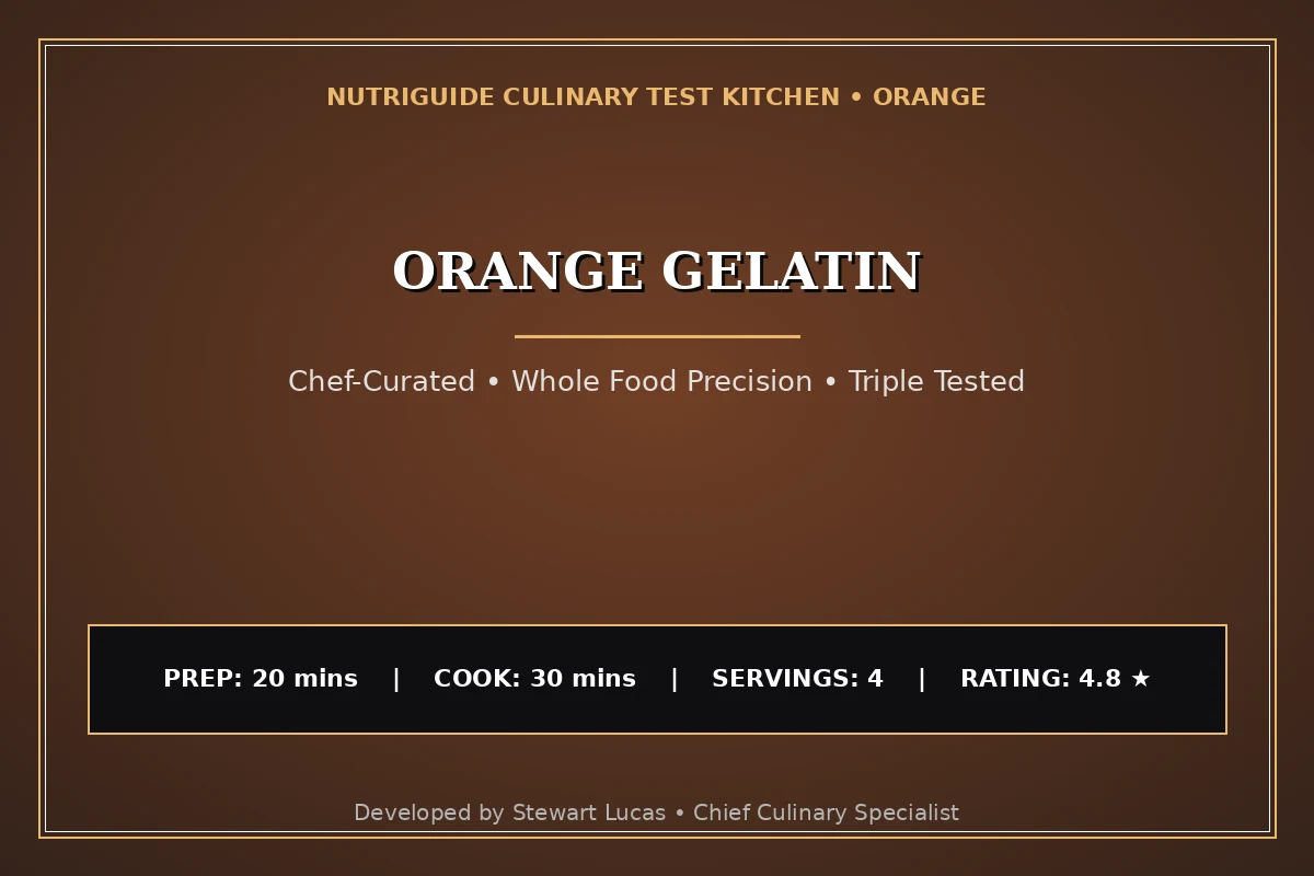 Orange Gelatin