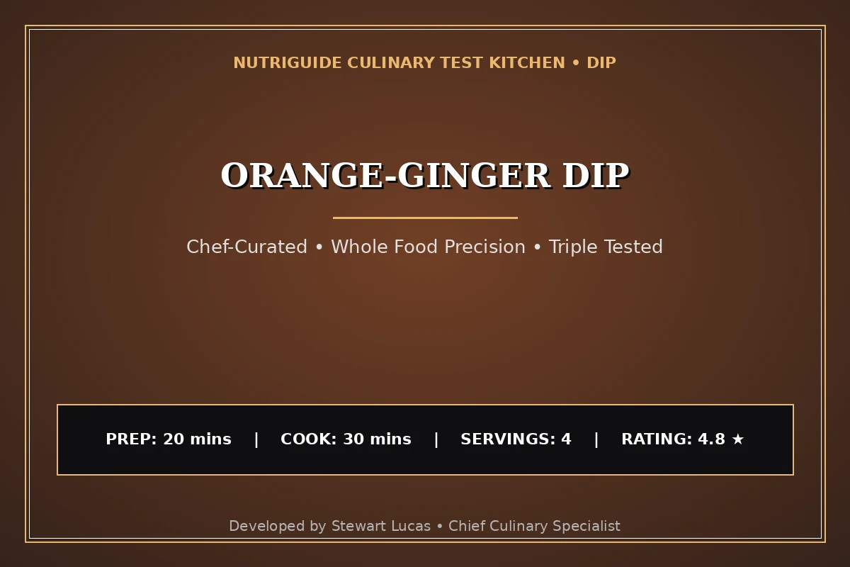 Orange-Ginger Dip
