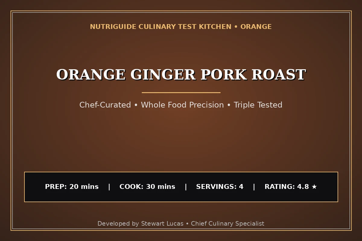 Orange Ginger Pork Roast