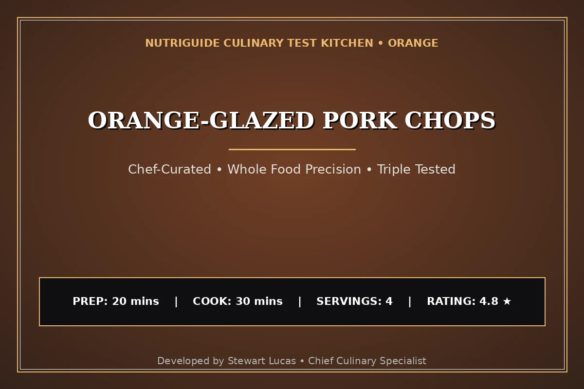 Orange-Glazed Pork Chops