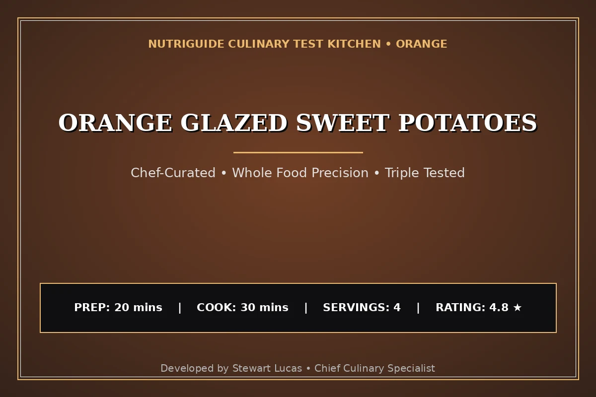 Orange Glazed Sweet Potatoes