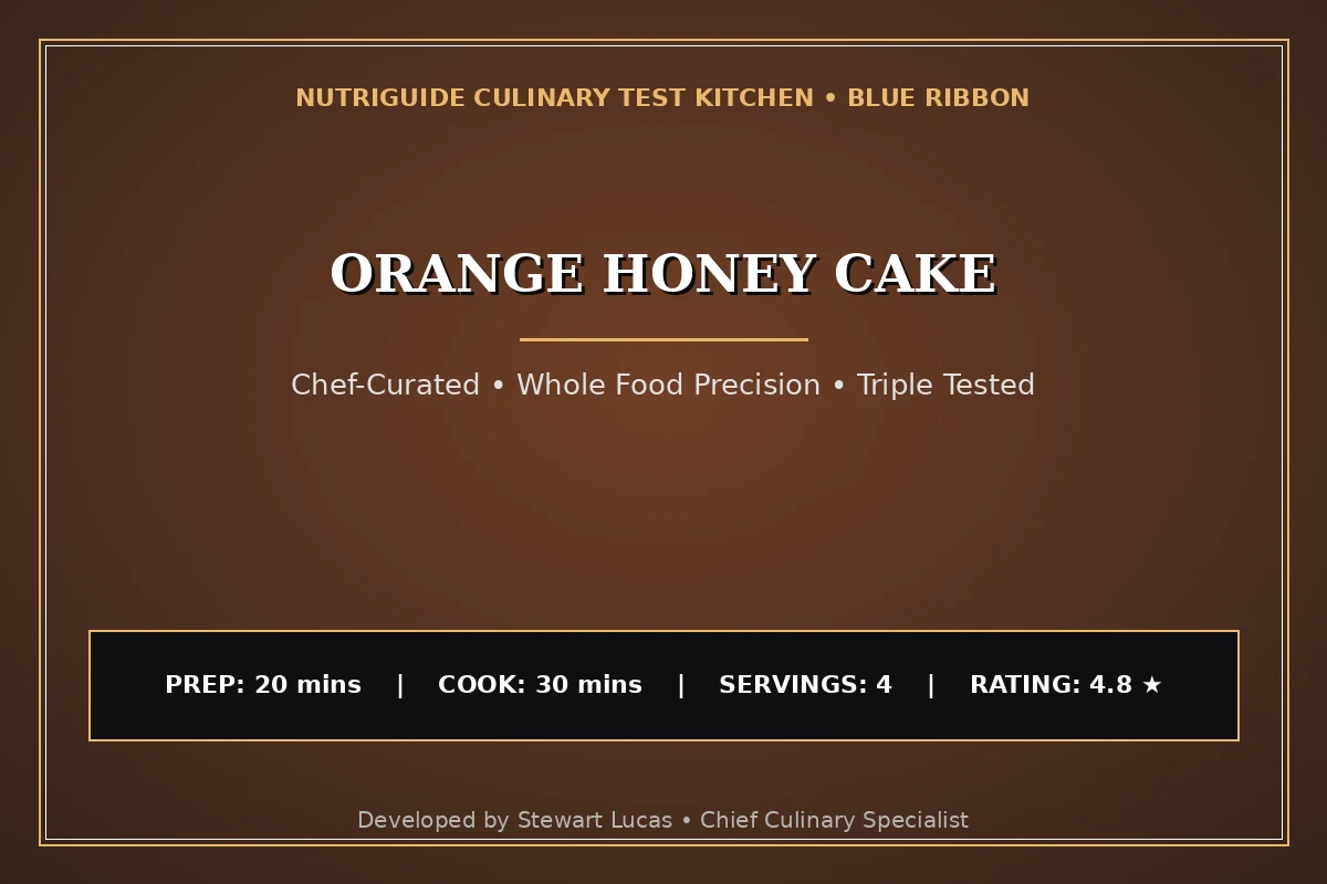 Orange Honey Cake