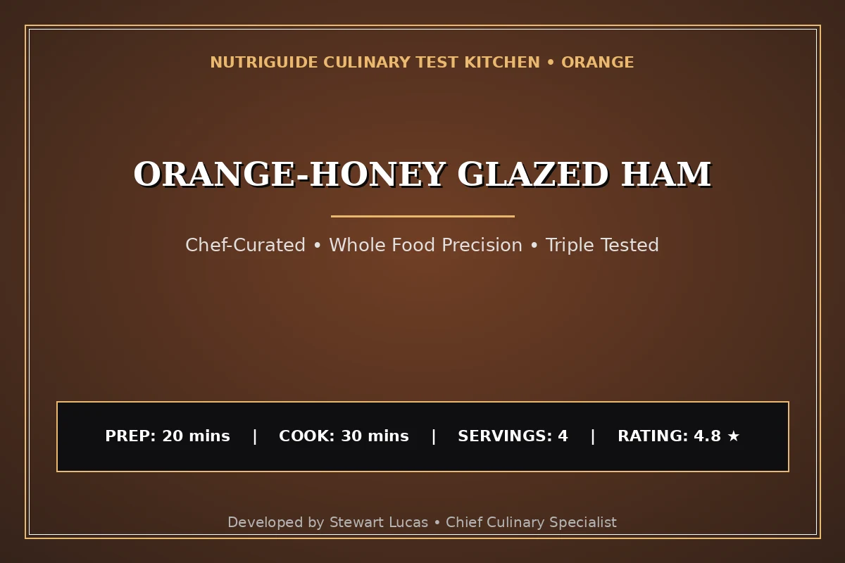 Orange-Honey Glazed Ham