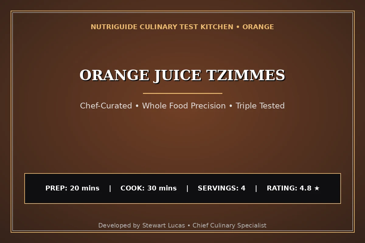 Orange Juice Tzimmes