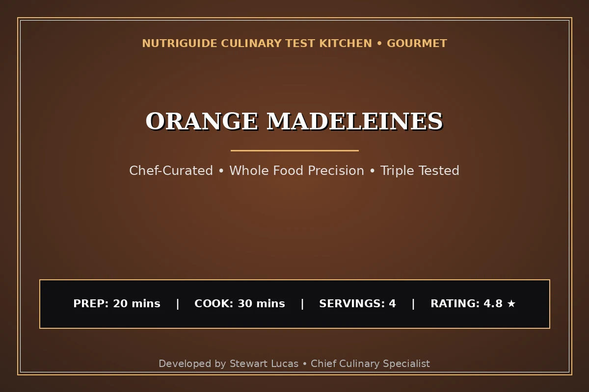 Orange Madeleines